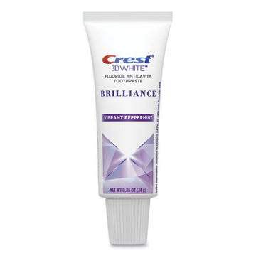 Crest® 3d White Brilliance Advanced Whitening Technology + Advanced Stain Protection Toothpaste, 0.85 Oz Tube freeshipping - TVN Wholesale